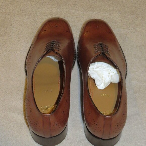 Christian Louboutin Corteobello Havane Medallion Red Bottom Oxford US 13 NWB main image 9